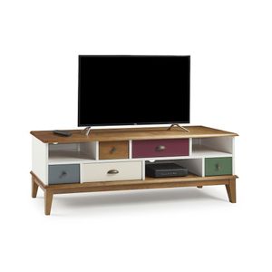 Rack 5 Gavetas Branco Color