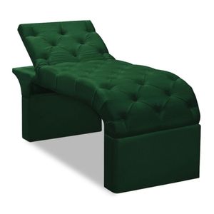 Maca Estofada Estética Cílios Regulável Spa Suede Ana verde