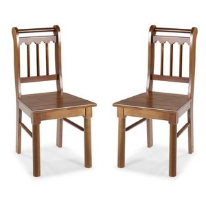 Conjunto De 2 Cadeiras De Madeira Maciça Mel Mel