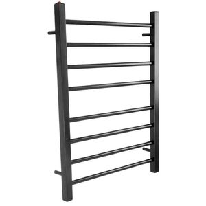 Toalheiro Térmico 2 Toalhas Com Fio Lado Esquerdo Classic Duo02b Aiello Toalheiro Duplo Preto Bivolt