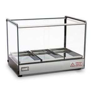 Estufa Quadrada Evr 3 Bandejas Titã Evr Reta Com Led 3 B Cinza 220v