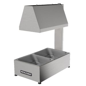 Conservador De Frituras 2 Cubas Mcf02cp Metalcubas Conservador Inox 110v