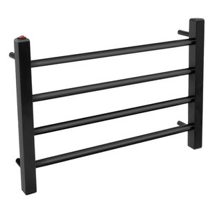 Toalheiro Térmico 1 Toalha Com Fio Lado Esquerdo Classic Uno02b Toalheiro Unitário Preto Bivolt