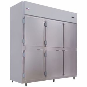Mini Câmara Comercial Luxo 6 Portas Rf067 Frilux Mini Câmara 1400 Litros Inox 220v