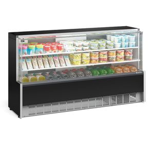 Balcão Refrigerado 2 Placas Frias Gpda205r Gelopar Aurora 2 Placa Fria 2,05mt Preto 220v