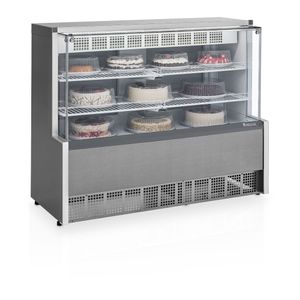 Vitrine Refrigerada Gpea140r Gelopar Aurora Confeitaria 1,40mt Tipo Inox 220v