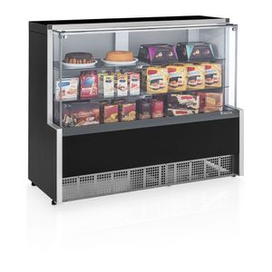 Balcão Seco Mpna140r Gelopar Aurora Seco 1,40mt Preto Bivolt