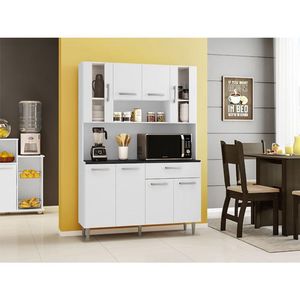 Kit De Cozinha Ambiente Gabi Branco - Poliman