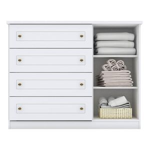 Cômoda Infantil Americano Branco Hp - Henn
