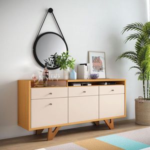 Buffet Ambiente Soft Cinamomo Off White - Hb Móveis