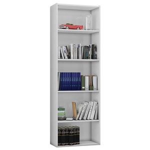 Estante Para Livros Luiza Branco Brilho - Ajl