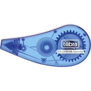 Corretivo Em Fita 5mm X 6m Tilibra Azul