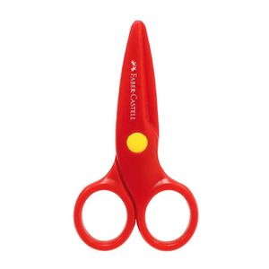 Tesoura Escolar Supersegura Faber-castell Vermelho