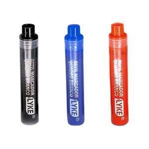 Kit 3Refil Pincel Marcador Quadro Branco Recarregável Lyke