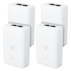 4 Fontes Injetores Poe+ Ubiquiti 48v 30w Unifi | Adaptadores Para Alimentação