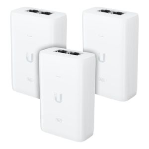 3 Fontes Injetores Poe+ Ubiquiti 48v 30w Unifi | Adaptadores Para Alimentação