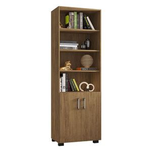 Livreiro Office Com Portas Pequenas Freijó - Móveis Leão
