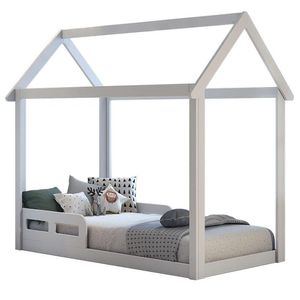 Mini Cama Montessoriana Analu Branco Acetinado - Carolina