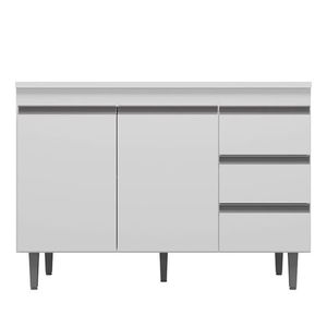 Balcão De Pia Andréia 120 Cm Branco - Ajl