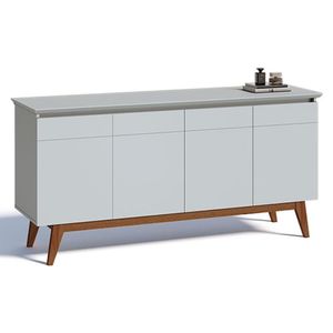 Aparador Para Sala Buffet Classic 1.8 Branco Acetinado - Imcal