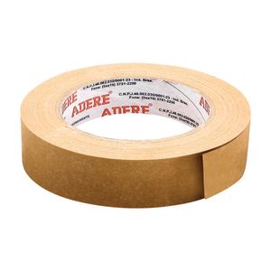 Fita Papel Kraft Eco 25mm X 50m Com 9 Rolos Adere