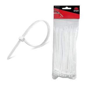 Abraçadeira Em Nylon 3,2mm X 200 - Branca -htom