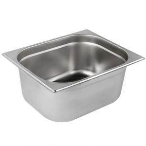 Kit 6 Cubas Gastronomica Inox Gn 1-4 X 65mm (265x162mm) - Brasinox