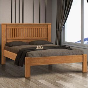 Cama Casal Com Colchão 138x188 Nature Deper Jm Móveis