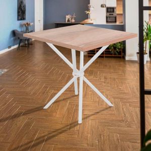 Mesa Ciplafe 0,68m Preto E Carvalho