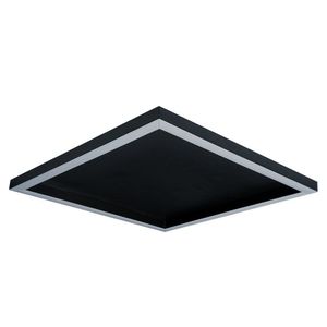 Plafon Square Led Alumínio 430mm Bivolt 15w 2.700k Liso - Blumenau Preto