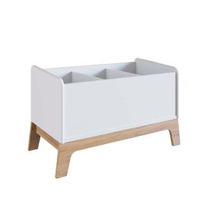Caixa Organizadora Para Brinquedos Branco Buzz Jm Móveis