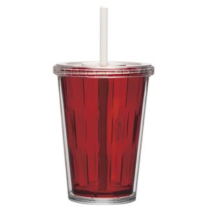 Kit Jogo De Copos 08 Peças Multiuso 670ml Filmes Series Top Cor:vermelho