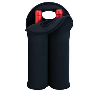 Bolsa Térmica Porta Garrafa Neoprene Mantém Temperatura 1h Cor:preto