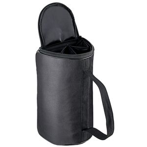 Maleta De Courino Multiuso Para 3 Garrafas De Vinho 750ml