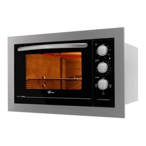 Forno Elétrico De Embutir Fit Line Frontal Inox 48 L 220 V Fischer