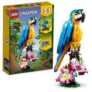 Lego Creator 3 Em 1 Papagaio Exótico, 253 Peças, 31136