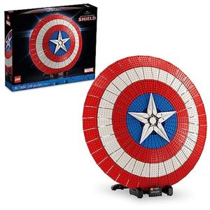 Lego Marvel Réplica Do Escudo Do Capitão América 76262