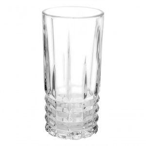 Jogo 24 Copo Long Drink Vidro Alto Relevo Bred 350ml - Mimo