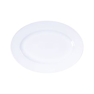 Travessa Oval Tramontina Maria Augusta Em Porcelana 32x25 Cm