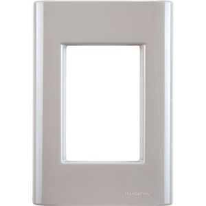 Placa 3 Postos 4x2 Tramontina Giz Fendi