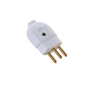 Kit 6 Plugue Macho 2p+t 20 A 250 V Tramontina Branco