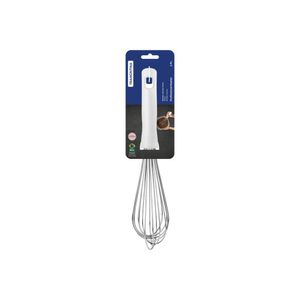 Batedor Manual Tramontina Profissional Em Aço Inox Com Cabo Em Polipropileno Branco 30 Cm
