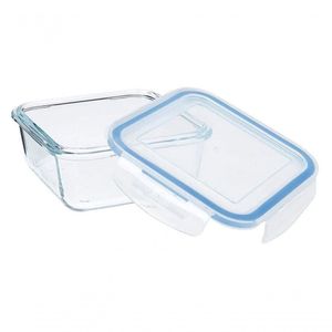 Pote De Vidro Porta Mantimento Quadrado Hermetico 1.05l Mimo