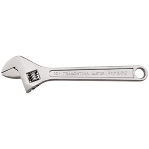 Chave Ajustavel Para Porcas 8" Tramontina Com Corpo Forjado Em Aço Carbono Cromado