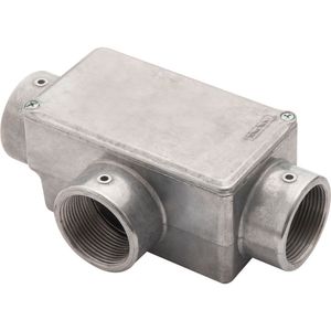 Condulete Fixo 1.1-2" Tipo "t" - Com Tampa - Rosca Bsp - Sem Pintura
