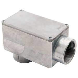 Condulete Fixo 2.1-2" Tipo "lb" - Com Tampa - Rosca Bsp - Sem Pintura