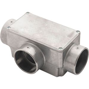 Condulete Fixo 2" Tipo "t" - Com Tampa - Sem Rosca - Sem Pintura