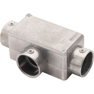 Condulete Fixo 1.1-2" Tipo "t" - Com Tampa - Sem Rosca - Sem Pintura