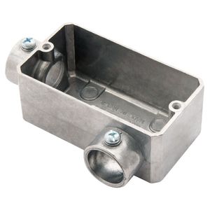 Condulete Fixo 1-2" Tipo "ll" - Sem Tampa - Sem Rosca - Sem Pintura