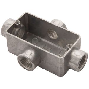 Condulete Fixo 3-4" Tipo "x" - Sem Tampa - Rosca Bsp - Sem Pintura